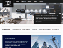 Tablet Screenshot of dufontfaes.com